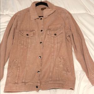 Pink corduroy jacket